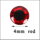 100pcs/lot Fishing Lure Eyes Holographic 3D 3mm 4mm 5mm 6mm Simulation Fly Fishing Minnow Artificial Fish DIY Eye fishing tackle