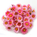 100PC/lot 2.5cm Mini Daisy Decorative Flower Artificial Silk Flowers Party Wedding Decoration Home Decor(without stem) Cheaper