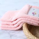 25x25cm 4pcs Superfine fiber Cartoon melange child towel Hand Towel pinafore Home Cleaning Face for baby for Kids High Quality