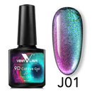 Nail Ideas Holographic Effect UV Gel Nail Polish Lacquer Varnish