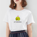 2019 Winter Harajuku Couple Sweatshirt Cute Cartoon Avocado Print Women Hoodies Korean Fashion Streetwear Female Pullovers Coats