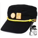 Anime JOJO JoJo's Bizarre Adventure Cosplay Cap Jotaro Kujo Cosplay Accessories Hats Army Military Flatcap Badges Anime Around