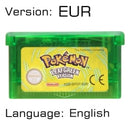 32 Bit Video Game Cartridge Console Card for Nintendo GBA Pokeon Emerald FireRed LeafGreen Ruby Sapphire with Shiny Label