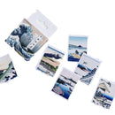45pcs/box Japanese View Label Stickers Set Decorative Stationery Stickers Scrapbooking Diy Diary Album Stick Label