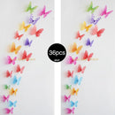 3D Crystal Butterfly Wall Stickers