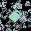 50 pcs/pack White lace transparent Cute Boxed Kawaii Decoration Stickers Planner Scrapbooking Stationery Japanese Diary Stickers