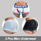 3Pcs Comfortable Cotton Mesh Boxer Briefs / Men's Underwear