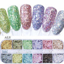 Nail Art Glitter Mermaid / Butterfly Flakes