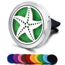 Car Air Freshener Car Perfume Diffuser Clip Car Air Auto Vent Freshener Essential Oil Perfume Locket (Free 10pc pad) C001