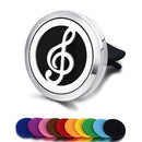 Car Air Freshener Car Perfume Diffuser Clip Car Air Auto Vent Freshener Essential Oil Perfume Locket (Free 10pc pad) C001
