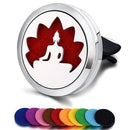 Car Air Freshener Car Perfume Diffuser Clip Car Air Auto Vent Freshener Essential Oil Perfume Locket (Free 10pc pad) C001