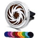 Car Air Freshener Car Perfume Diffuser Clip Car Air Auto Vent Freshener Essential Oil Perfume Locket (Free 10pc pad) C001