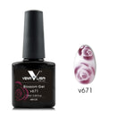 Nail Art DIY Flower Blooming Effect Nail Paint Gel