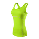 Yoga Shirt Sport Running  Quick Dry Vest High elasticity Tight fitting fitness Women GYM Clothing bodybuilding T shirt