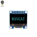 0.96 inch OLED IIC Serial White Display Module 128X64 I2C SSD1306 12864 LCD Screen Board GND VCC SCL SDA 0.96" for Arduino Black
