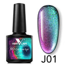 Nail Ideas Holographic Effect UV Gel Nail Polish Lacquer Varnish