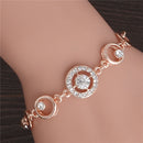 2020 New Woman Bracelets Mulitlayer Gold Color Chain Heart Bracelets & Bangles Charm Bracelets For Women Crystal Bracelets