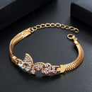 2020 New Woman Bracelets Mulitlayer Gold Color Chain Heart Bracelets & Bangles Charm Bracelets For Women Crystal Bracelets