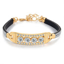 2020 New Woman Bracelets Mulitlayer Gold Color Chain Heart Bracelets & Bangles Charm Bracelets For Women Crystal Bracelets