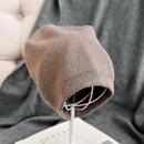 VISROVER  6 colors unsex Autumn winter solid color real cashmere beanies best matched New cashmere man woman Warm skullies