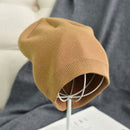 VISROVER  6 colors unsex Autumn winter solid color real cashmere beanies best matched New cashmere man woman Warm skullies