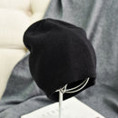 VISROVER  6 colors unsex Autumn winter solid color real cashmere beanies best matched New cashmere man woman Warm skullies
