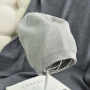 VISROVER  6 colors unsex Autumn winter solid color real cashmere beanies best matched New cashmere man woman Warm skullies