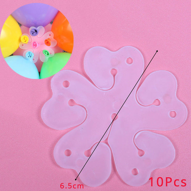 Plastic Balloon  Arch Clips Tape
