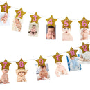 WEIGAO 1pcs 1 2 3 Birthday Caps Flower Crown 1st Birthday Hat Newborn Baby Birthday Headband 1 Year Birthday Party Decorations