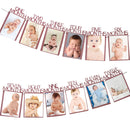 WEIGAO 1pcs 1 2 3 Birthday Caps Flower Crown 1st Birthday Hat Newborn Baby Birthday Headband 1 Year Birthday Party Decorations
