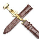 Carouse Watchband 18mm 19mm 20mm 21mm 22mm 24mm Calf Genuine Leather Watch Band Alligator Grain Watch Strap for Tissot Seiko