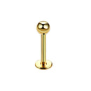 1Pcx3 Style crystal Ball Lip earring Stud 1.2x6/8x3mm Stainless Steel Labret piercing Cartilage Tragus Pircing Body Jewelry