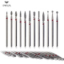 12 Pieces Diamond Nail Drill Milling Nail Drill Bits
