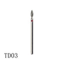 12 Pieces Diamond Nail Drill Milling Nail Drill Bits