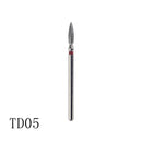 12 Pieces Diamond Nail Drill Milling Nail Drill Bits