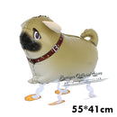 Mixes Walking Animal HELIUM Balloons Cute Cat Dog Panda Dinosaur Tiger pet air Ballons birthday party decorations kids and adult