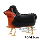 Mixes Walking Animal HELIUM Balloons Cute Cat Dog Panda Dinosaur Tiger pet air Ballons birthday party decorations kids and adult