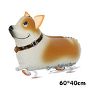 Mixes Walking Animal HELIUM Balloons Cute Cat Dog Panda Dinosaur Tiger pet air Ballons birthday party decorations kids and adult