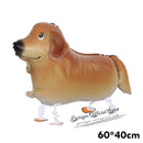 Mixes Walking Animal HELIUM Balloons Cute Cat Dog Panda Dinosaur Tiger pet air Ballons birthday party decorations kids and adult