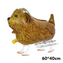 Mixes Walking Animal HELIUM Balloons Cute Cat Dog Panda Dinosaur Tiger pet air Ballons birthday party decorations kids and adult