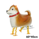 Mixes Walking Animal HELIUM Balloons Cute Cat Dog Panda Dinosaur Tiger pet air Ballons birthday party decorations kids and adult