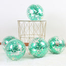 Gold Foil Confetti Transparent Balloons