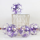 Gold Foil Confetti Transparent Balloons