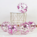 Gold Foil Confetti Transparent Balloons