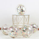 Gold Foil Confetti Transparent Balloons