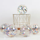 Gold Foil Confetti Transparent Balloons