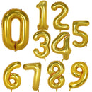 Rose Gold Big Size Number Foil Balloons