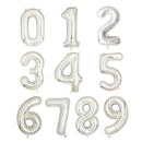 Rose Gold Big Size Number Foil Balloons