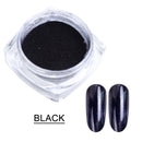 Black /Purple Mirror Powder Nail Glitter