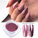 Black /Purple Mirror Powder Nail Glitter
